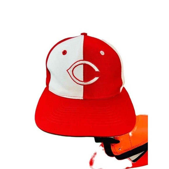 MLB Unisex Red White Cincinnati Reds Hat Men Red Baseball Cap One Size - Picture 1 of 4